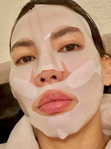 Customer photo review of The Original Korean Bio-Collagen Mask