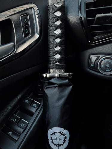 Customer photo review of Katana Handle Folding Umbrella