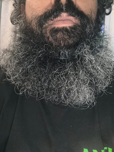 Customer photo review of Beard Conditioner - Majestic Scent