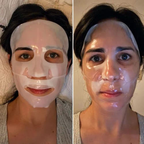 Customer photo review of The Original Korean Bio-Collagen Mask