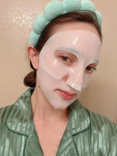 Customer photo review of The Original Korean Bio-Collagen Mask
