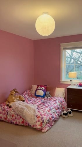 Customer photo review of The Original Hanging Moon Lamp