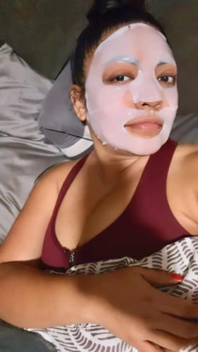Customer photo review of The Original Korean Bio-Collagen Mask