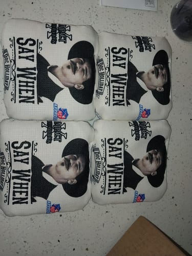 Customer photo review of Customizable Cornhole Bags