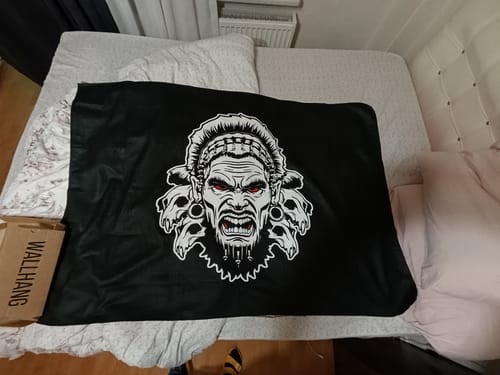 Customer photo review of Kişiye Özel Duvar Örtüsü