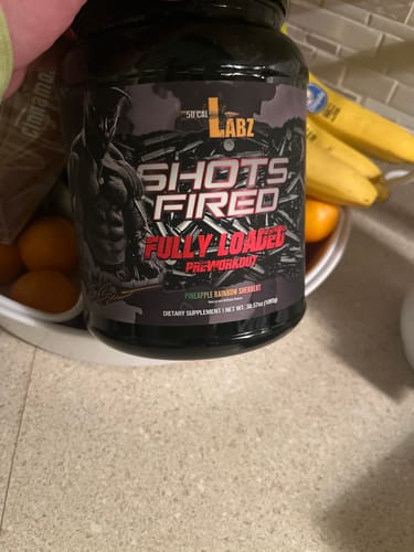 Customer photo review of SHOTS FIRED® Fully Loaded - The STRONGEST PreWorkout