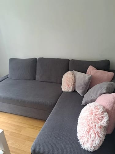 Customer photo review of Elastischer Sofabezug, luxuriöser, verstellbarer, elastischer Couchbezug für Wohnzimmer, Sofa, Sitzbezug, 1, 2, 3, 4-Sitzer, L-förmiger Komplettset