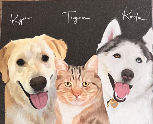 Customer photo review of Petsonalised Gift Card