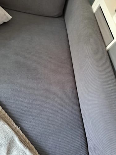 Customer photo review of Elastischer Sofabezug, luxuriöser, verstellbarer, elastischer Couchbezug für Wohnzimmer, Sofa, Sitzbezug, 1, 2, 3, 4-Sitzer, L-förmiger Komplettset