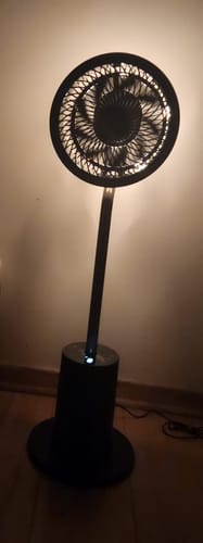 Customer photo review of NUUK HALO | 3D Air Circulation Fan with Mood Lamp