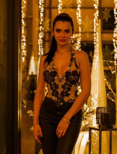 Customer photo review of Botanica Halter Top