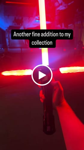 Customer video review of KR hero saber