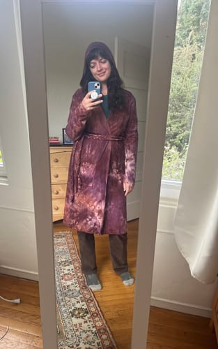 Customer photo review of PREORDER Cozy Hooded Cardigan