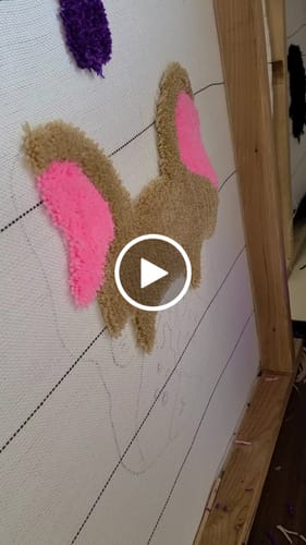 Customer video review of Tuft Love Group Tufting Classes (Superior, CO)