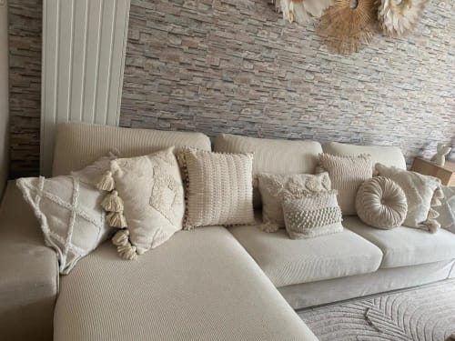 Customer photo review of Elastischer Sofabezug, luxuriöser, verstellbarer, elastischer Couchbezug für Wohnzimmer, Sofa, Sitzbezug, 1, 2, 3, 4-Sitzer, L-förmiger Komplettset