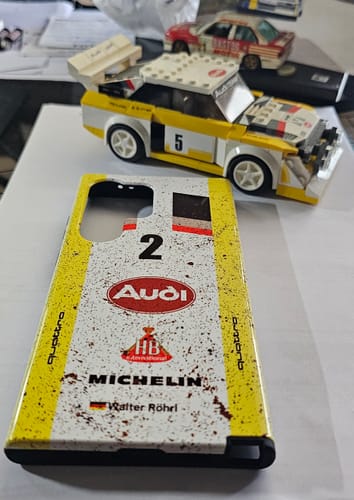 Kundenbewertung mit Foto zu Audi Quattro S1 E2 Gruppe B Livery - Individuelle Premium Hülle für Samsung