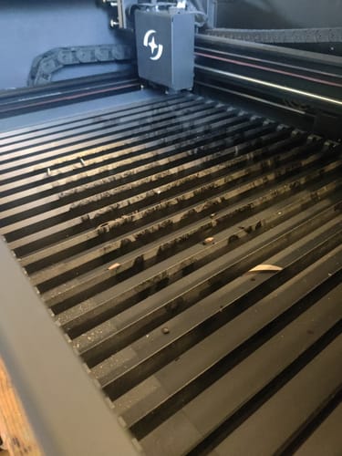 Customer photo review of AtomStack F5 Knife Laser Blades Bed Kits for Hurricane (21 Pcs)