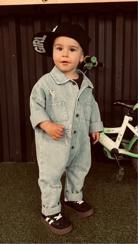 Customer photo review of Retro Corduroy Jumpsuit