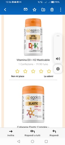 Customer photo review of Collagene Elastic Complex - Bellezza