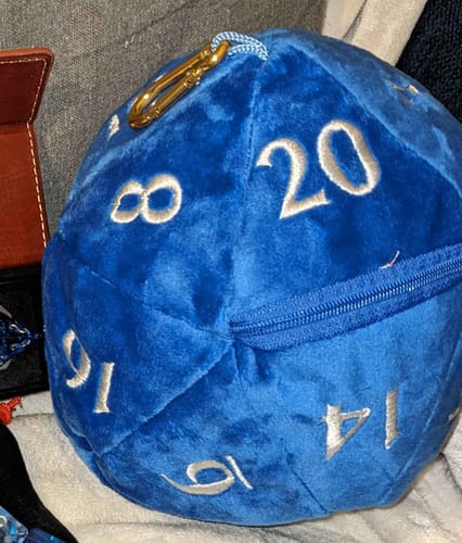 Customer photo review of Plüsch-Würfelbeutel (für 50 Würfel)