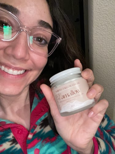 Customer photo review of Whipped Tallow Cream - Unscented