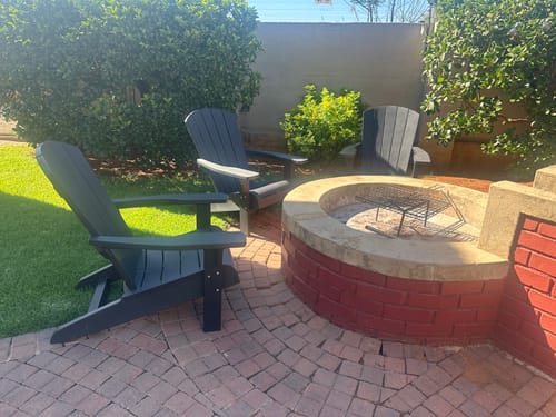 Customer photo review of Troy Adirondack Chair - Graphite