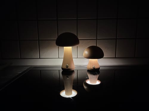 Customer photo review of Mushroom Lamp - Pilz Nachttischleuchte