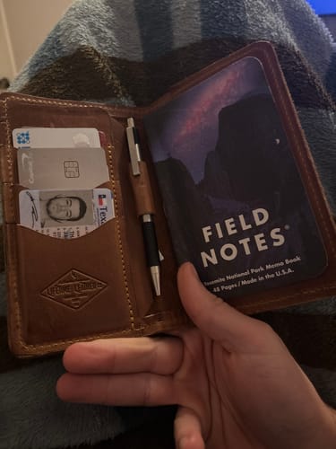 Customer photo review of Field Notes Wallet