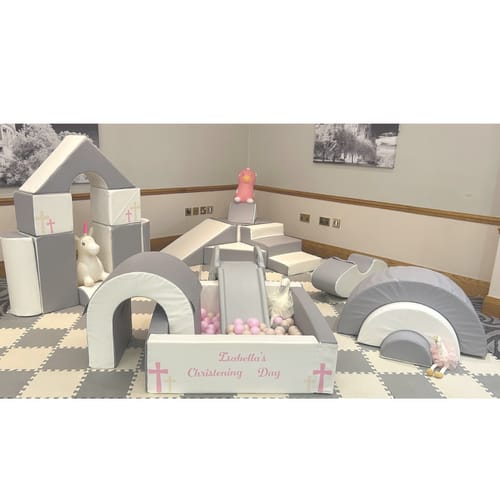 Customer photo review of Rainbow Arches - Grey & White