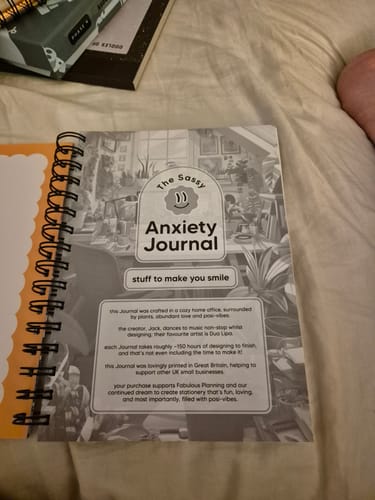 Customer photo review of Anxiety Life Journal