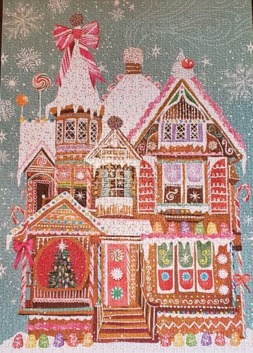 Customer photo review of Gingerbread House 1000 Piece Puzzle