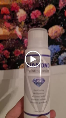 Customer video review of Diamond Painting Hochglanz Versiegelung