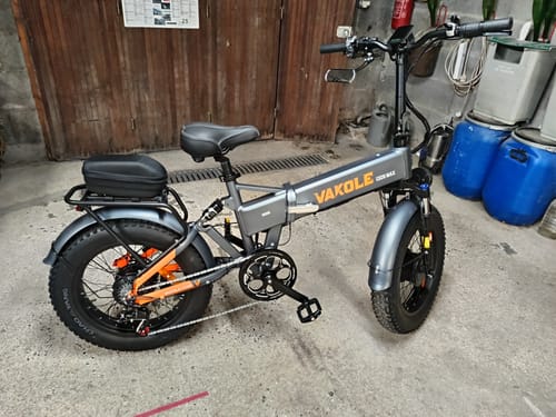 Customer photo review of Vakole CO20 MAX 750W*2 Dual Motor 20" Folding Fat Bike 20Ah Samsung Battery