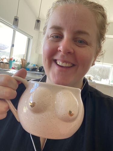Customer photo review of Boob Mug - Pink