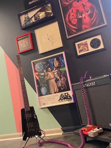 Customer photo review of Alex Jones Limited Edition Collectible Fundraiser Poster