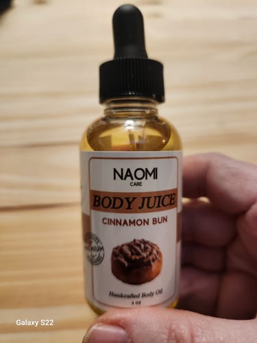 Customer photo review of Naomi Body Juice - Cinnamon Bun