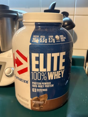 Customer photo review of Dymatize Elite 100% Whey Proteina 5 Lb
