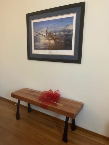 Customer photo review of Bench Legs 116 Nura 16H Metal DIY Furniture
