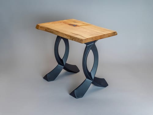 Customer photo review of Bench Legs 108 Curva 16H for Modern Wooden Tabletop