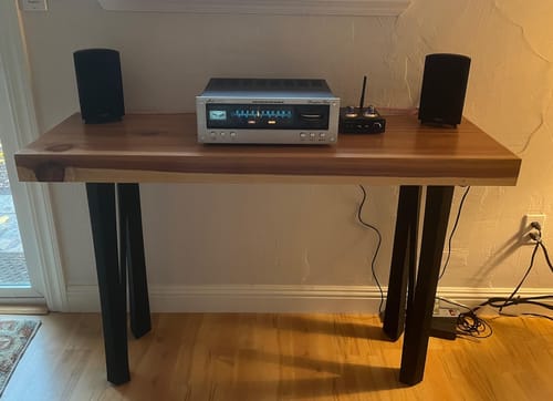 Customer photo review of Console Table Legs 28H 11W Modern Furniture steel Legs 210 Norah