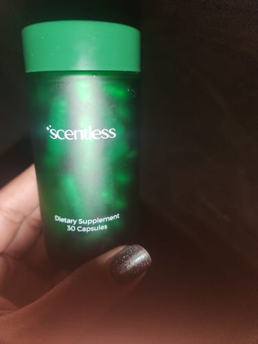 Customer photo review of Scentless Deodorant Supplement