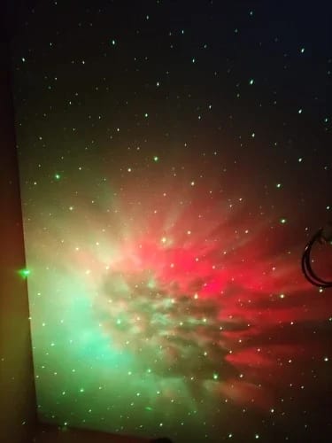 Customer photo review of Astronaut Nebula & Stars LED Projector