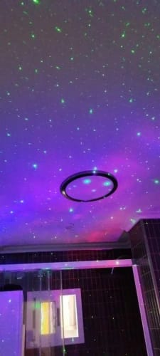 Customer photo review of Astronaut Nebula & Stars LED Projector