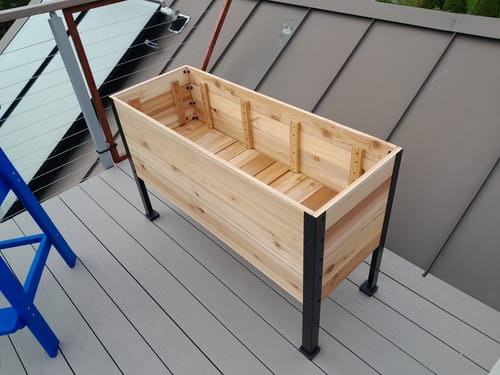 Customer photo review of 18" x 48" Raised Garden Bed