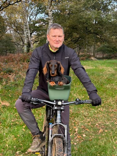 Customer photo review of Kvisp Dog Bike Carrier