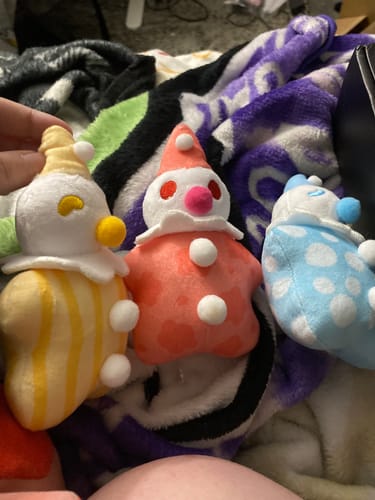Customer photo review of Cute Little Clown Plushies - PREORDER