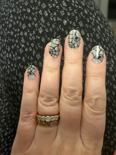 Customer photo review of Iridescent Spider Silk