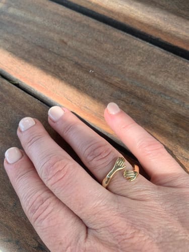 Customer photo review of Infinite Hug Ring