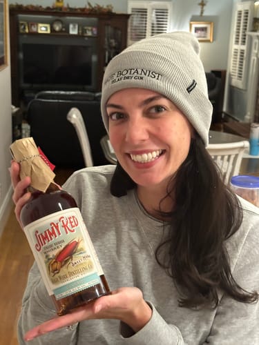 Customer photo review of High Wire Jimmy Red Straight Bourbon