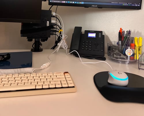 Customer photo review of Magi65 Aluminum Low Profile Mechanical Keyboard